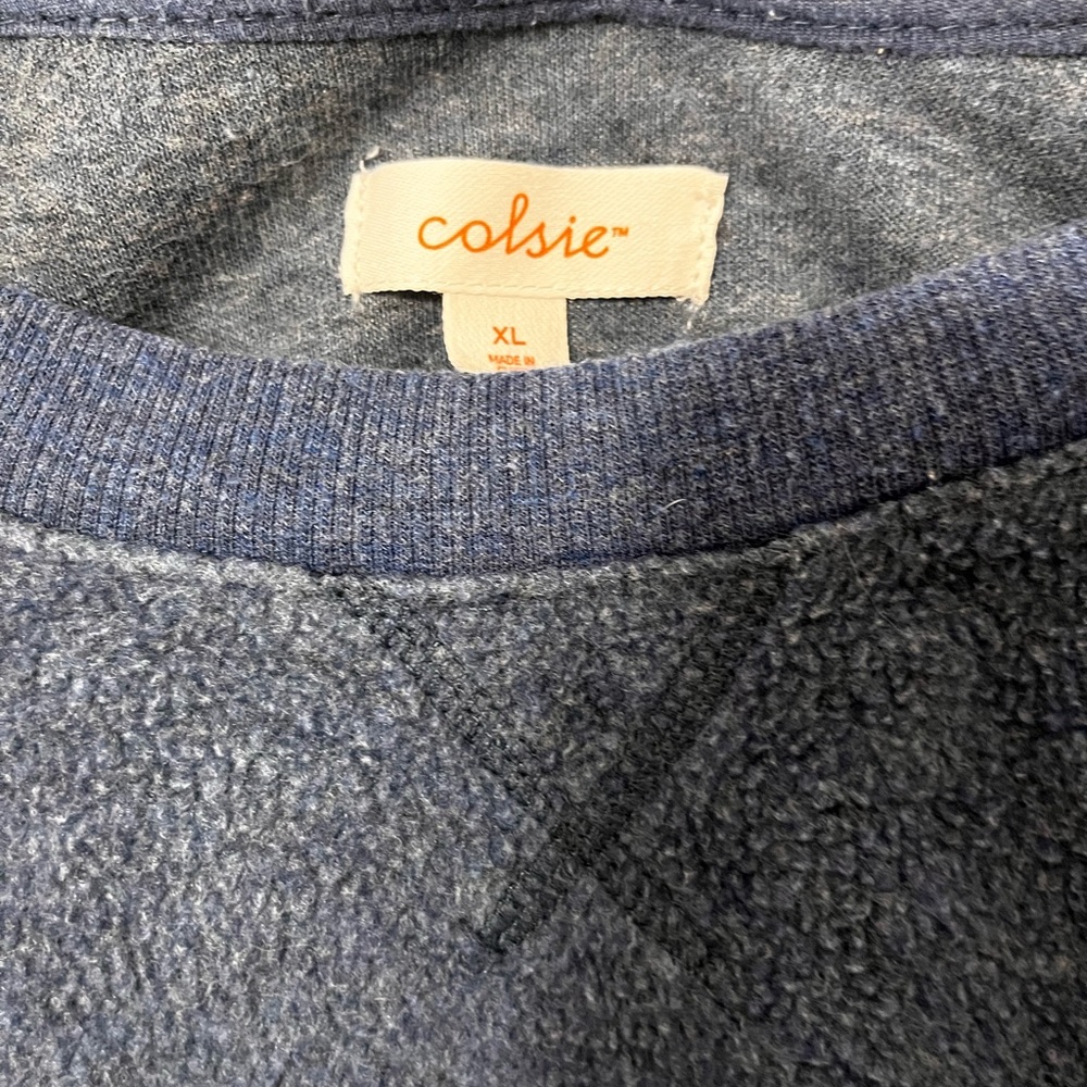 Colsie soft blue pullover - Picture 3 of 3